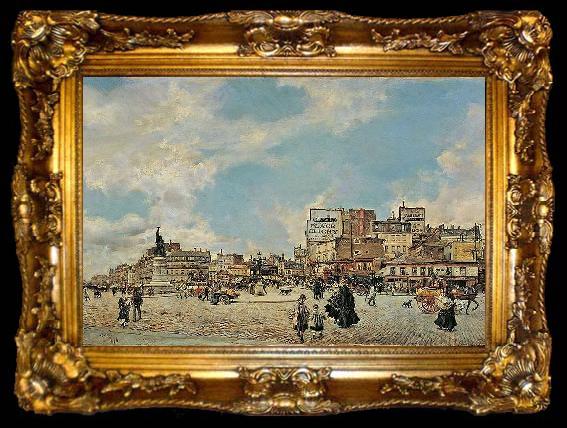 framed  Giovanni Boldini Place Clichy, ta009-2